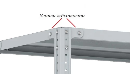 Стеллаж металлический Титан МС-750 2000x700x300/8
