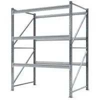 Стеллаж СФМ 2500х1750х800 (3 яруса без настила) Zn