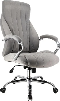 Кресло руководителя Coral (ткань серая)