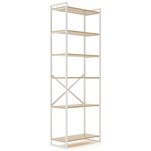 Стеллаж GUTTA 1960х690х340 (6 полок) белый/эвок